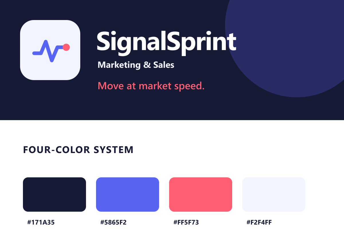 SignalSprint brand board