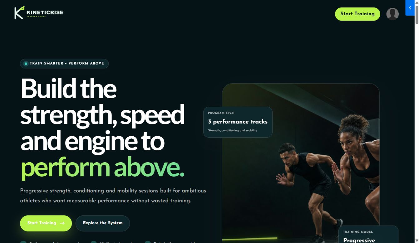 Landing desktop