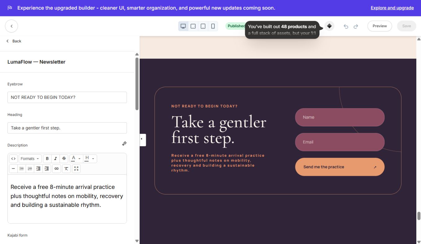 Newsletter settings