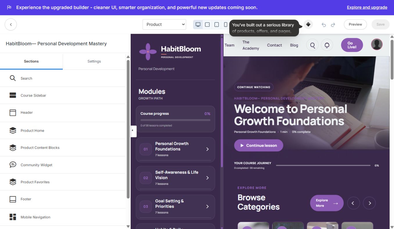 HabitBloom theme editor