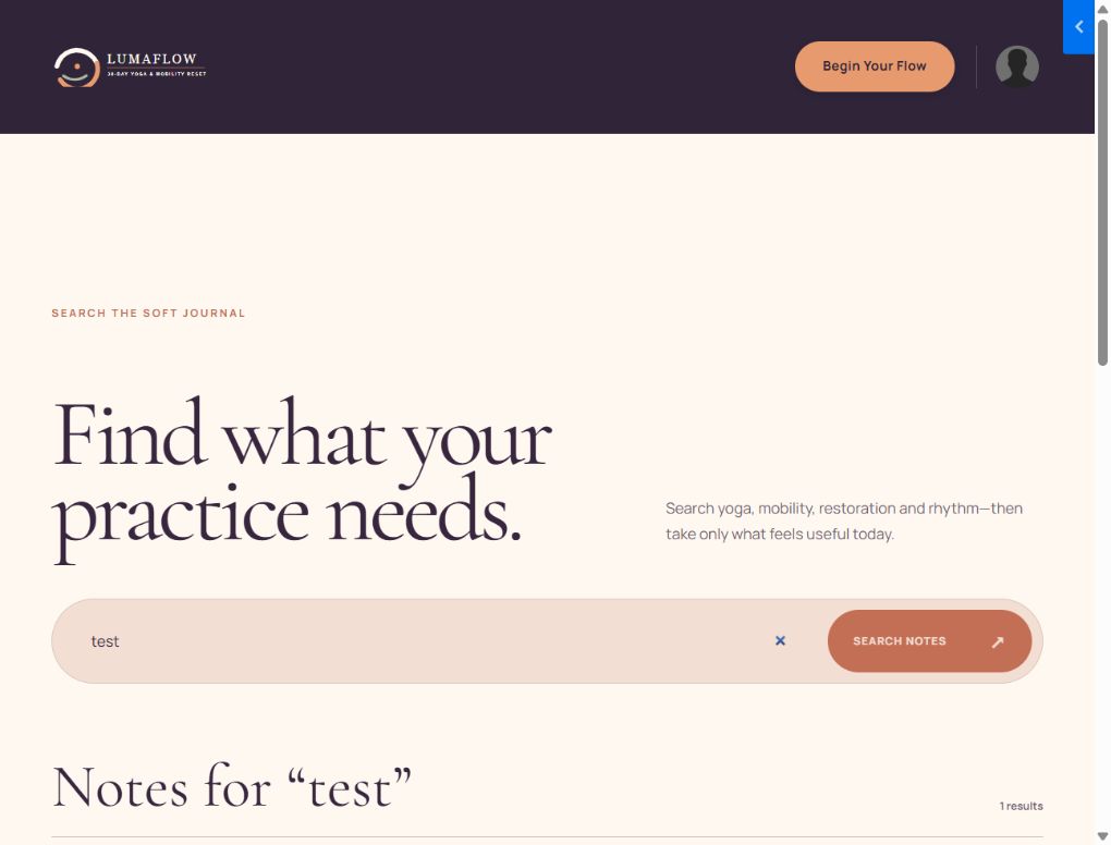 Blog Search template