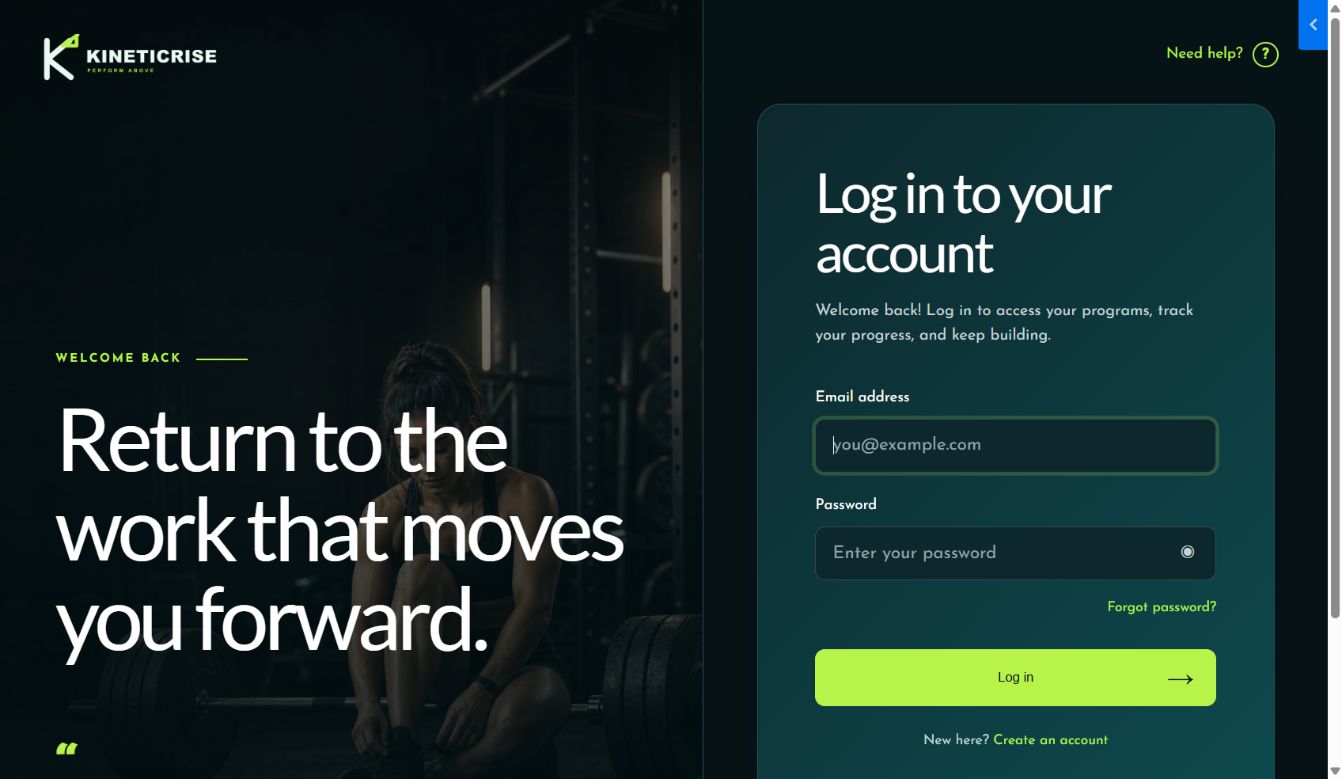 Login desktop