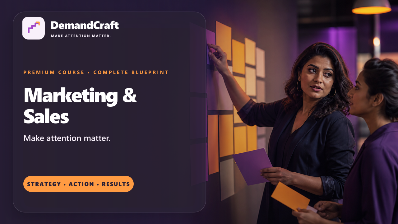 DemandCraft — Marketing & Sales Accelerator template preview