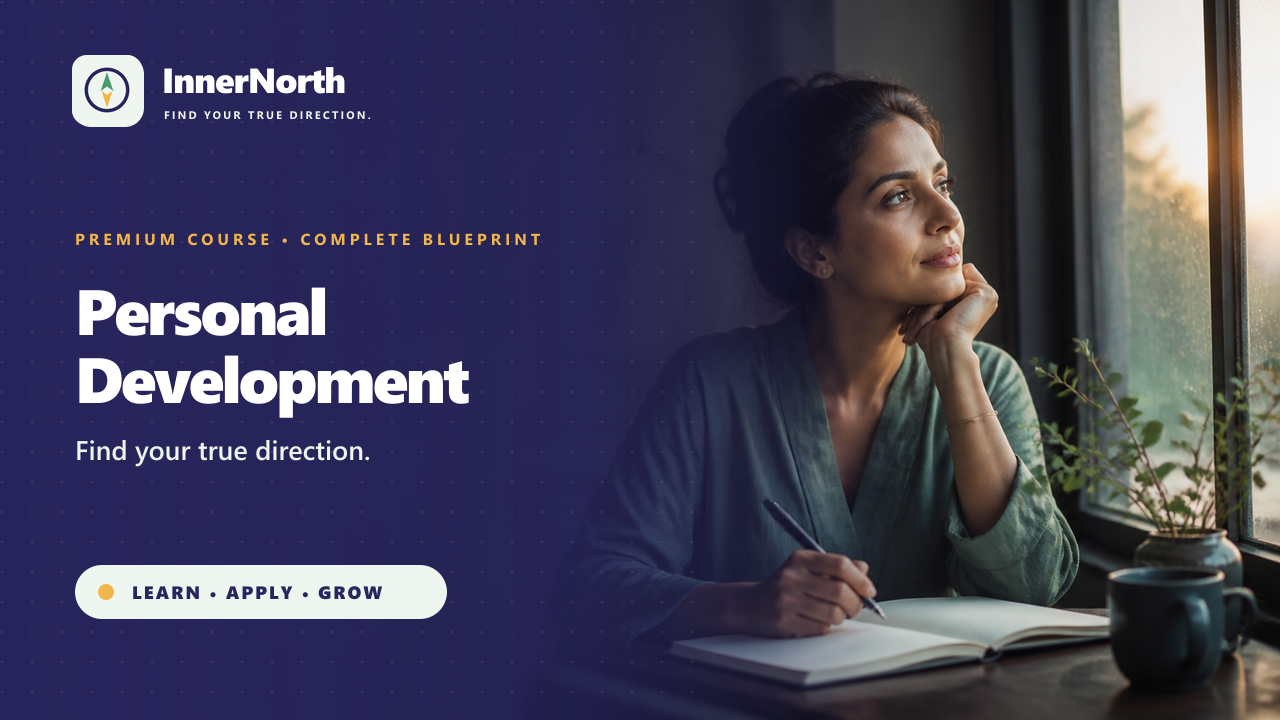 InnerNorth — Personal Development template preview