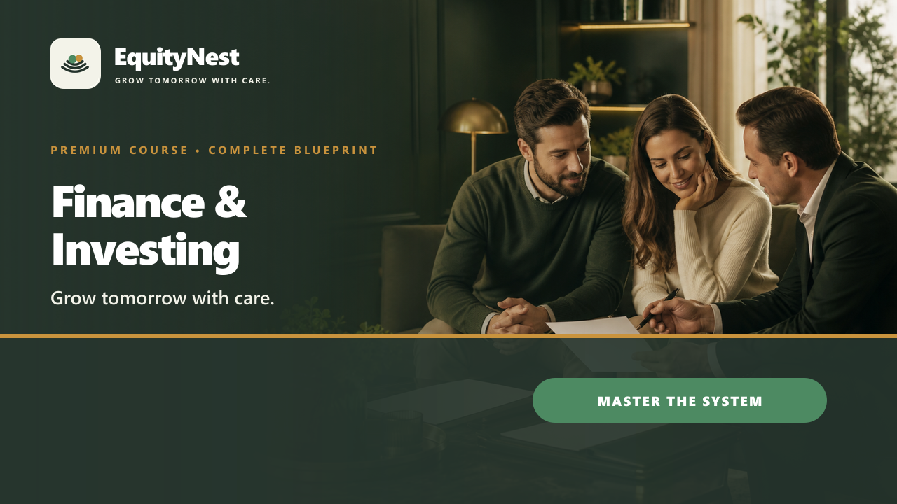 EquityNest — Finance & Investing template preview