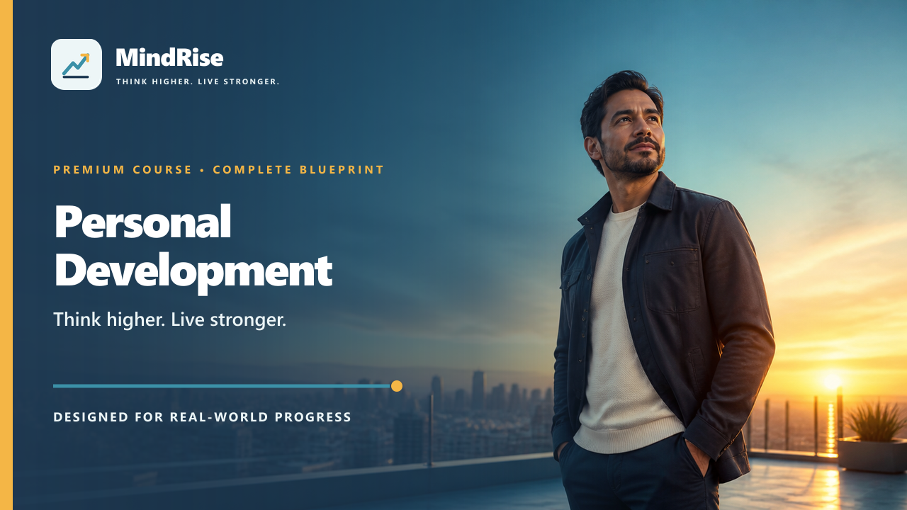 MindRise — Personal Development template preview