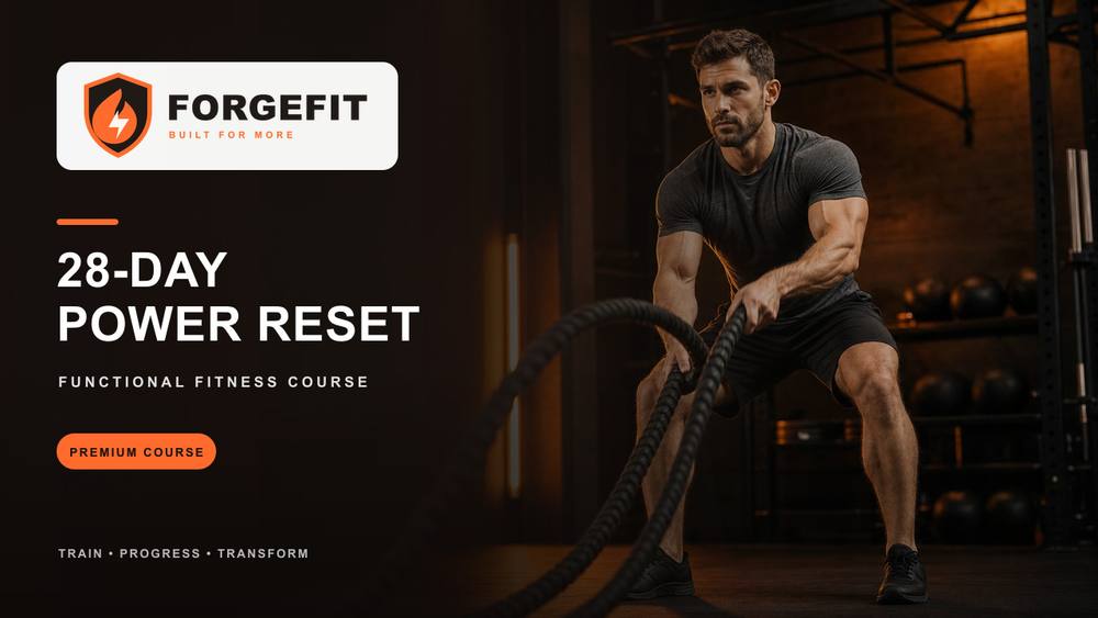 ForgeFit — Power Bloom theme preview