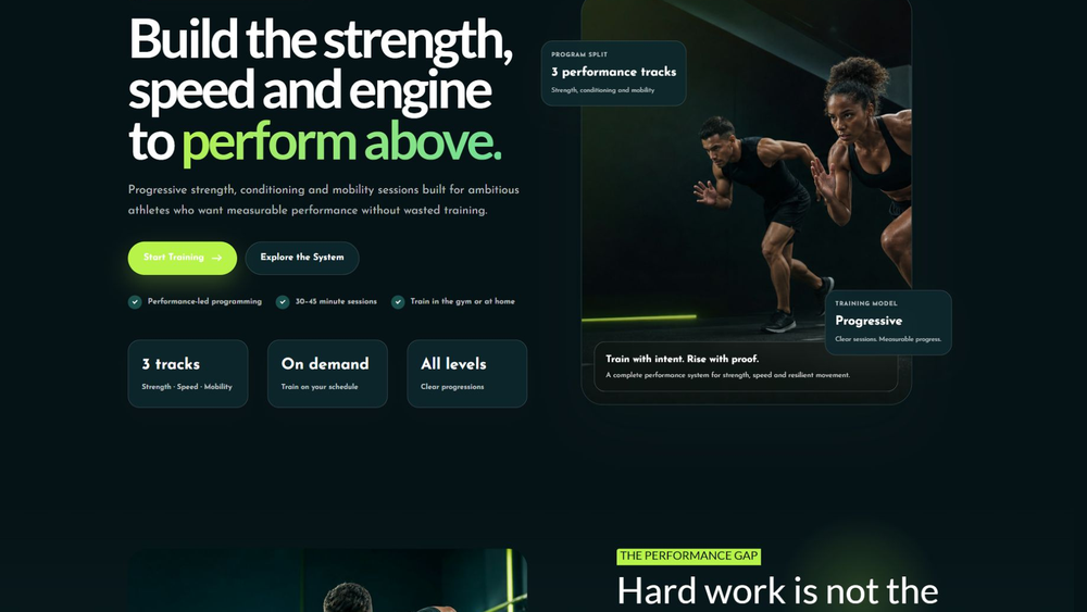 KineticRise  Sales Page theme preview
