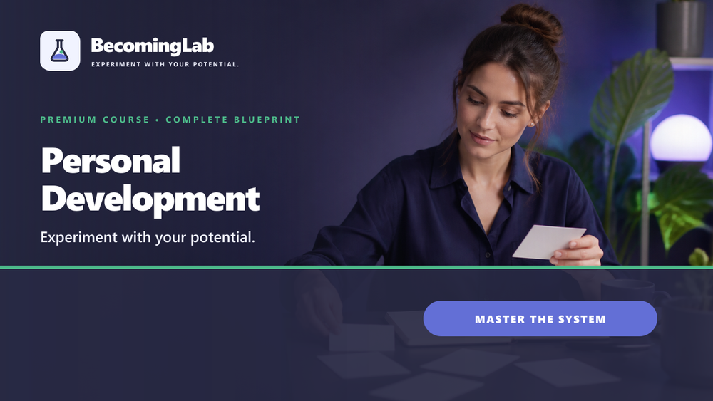BecomingLab — Personal Development Mastery full-page preview