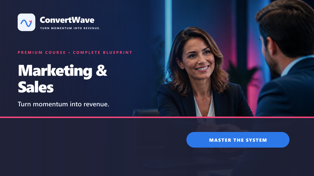 ConvertWave — Marketing & Sales Accelerator full-page preview