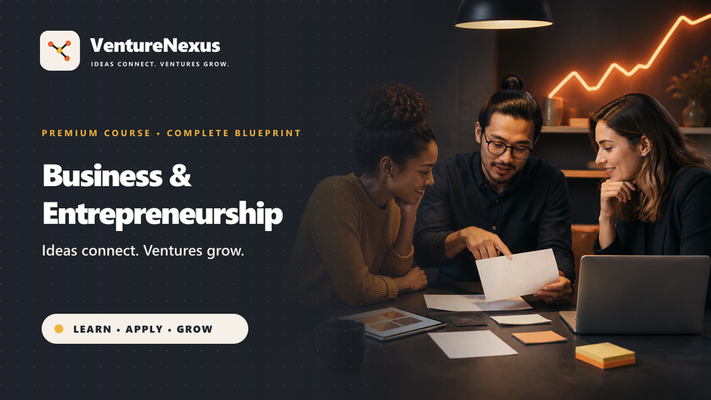 VentureNexus — Business & Entrepreneurship theme preview