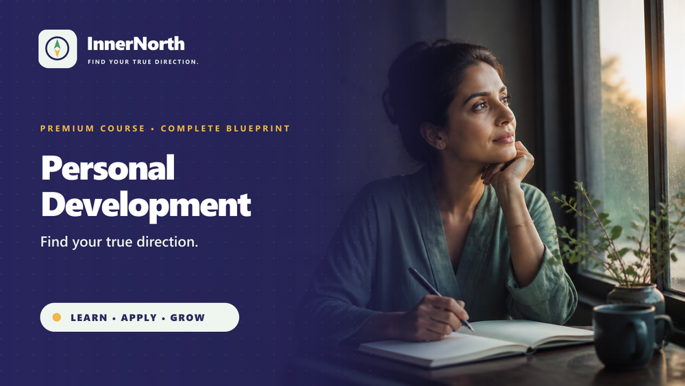 InnerNorth — Personal Development theme preview